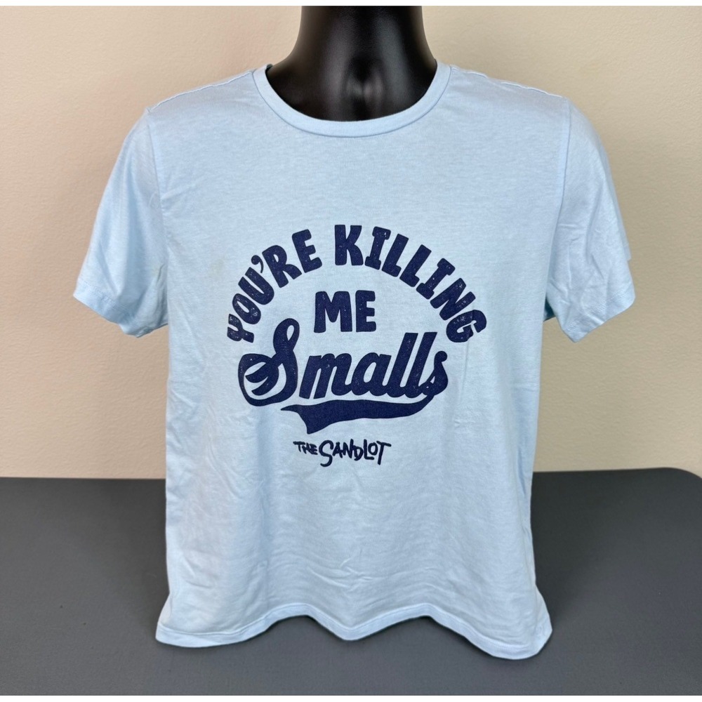 The Sandlot T-Shirt Mens Large Youre Killing Me Smalls Graphic Tee Light Blue